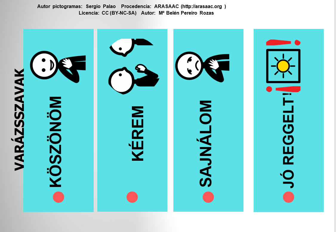 Varázsszavak kártyák